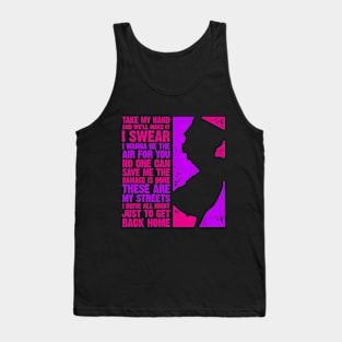 Jersey Lyrics Collage 2 Tank Top